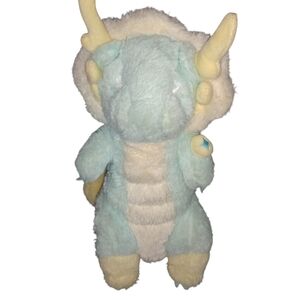 Adorable Plush Dinosaur Toy - Mint and Cream